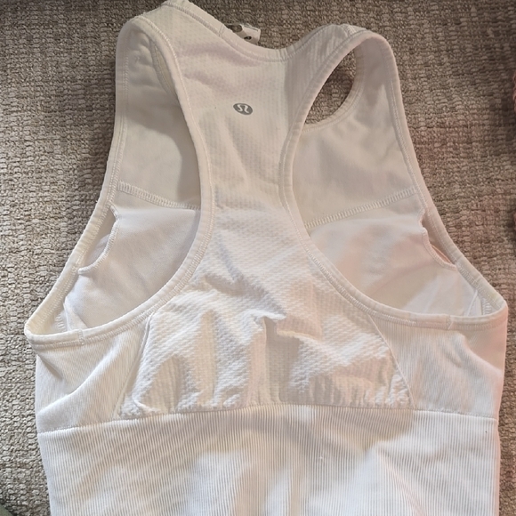 White Ribbed Crop Top - Picture 3 of 3